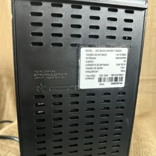 Apc Back-ups Bz600bi-br 600va Entrada 115v/220v / Saída 115v (Recondicionado) - Imagem 2